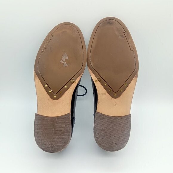 Louise et Cie Lo-Franny Black Kid Soft Patent Leather Loafers 6M - Picture 7 of 8